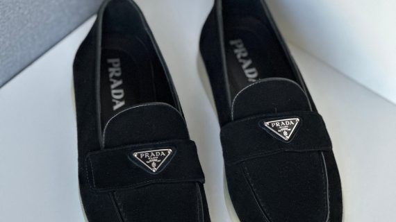 PRADA- Suede - leather Loafer