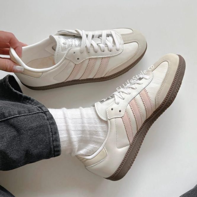 Adidas Samba OG Silver Metallic Black Gum