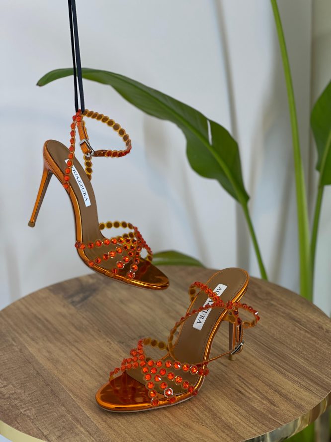 AQUAZZURA- Sandel with heels