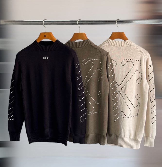 OFF WHITE SWEATER -MEN