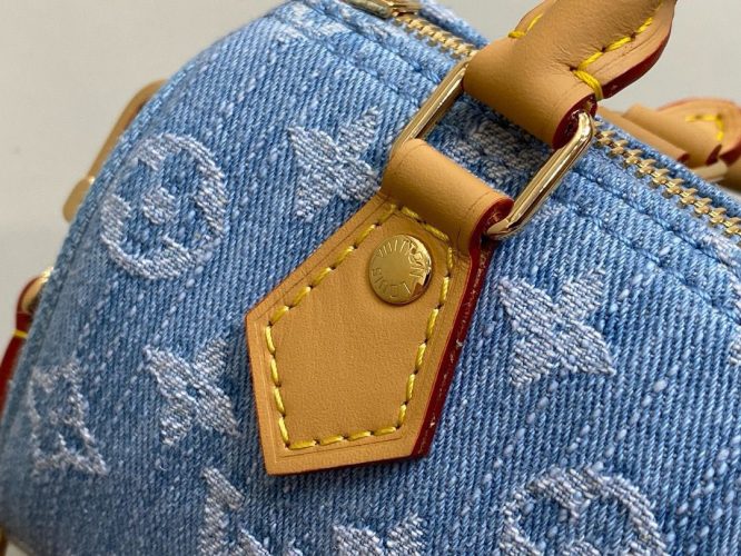 LOUIS VUITTON- Nano Speedy Sky Blue