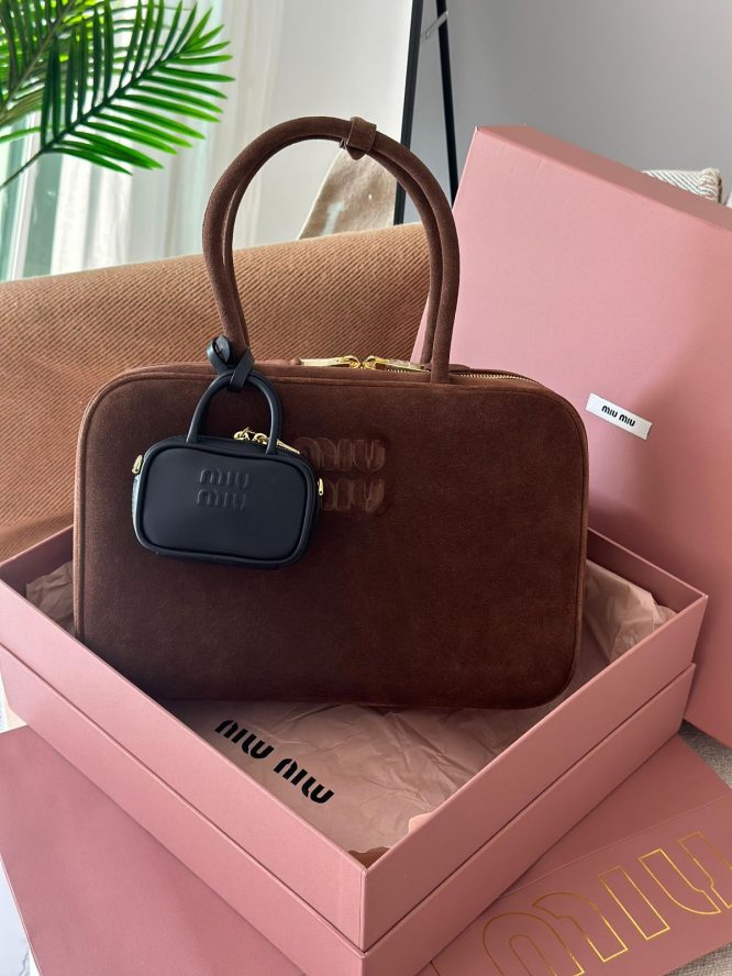 MIU MIU - CNAVAS-TOT BAG