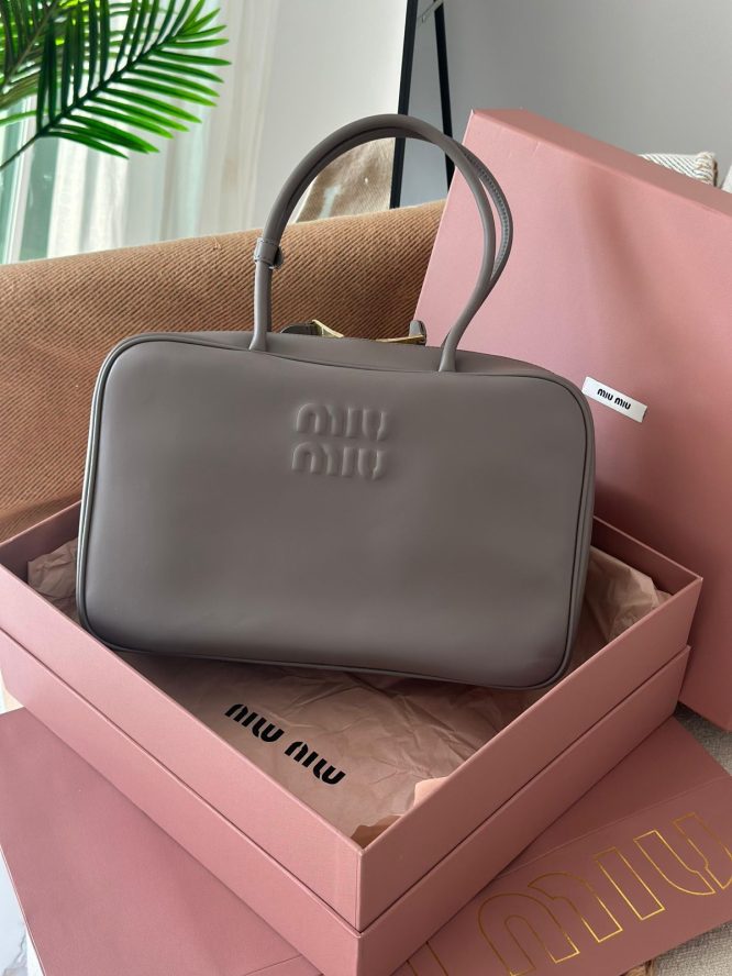 MIU MIU - CNAVAS-TOT BAG