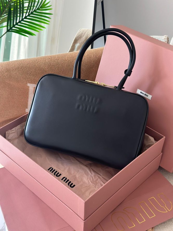 MIU MIU - CNAVAS-TOT BAG