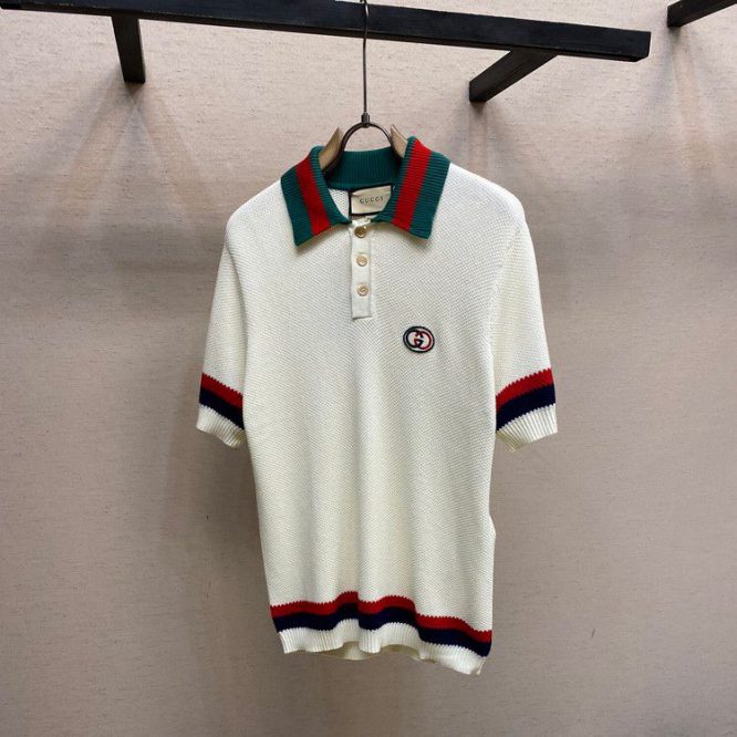 GUCCI-Men’s Polo Knitted T-shirT