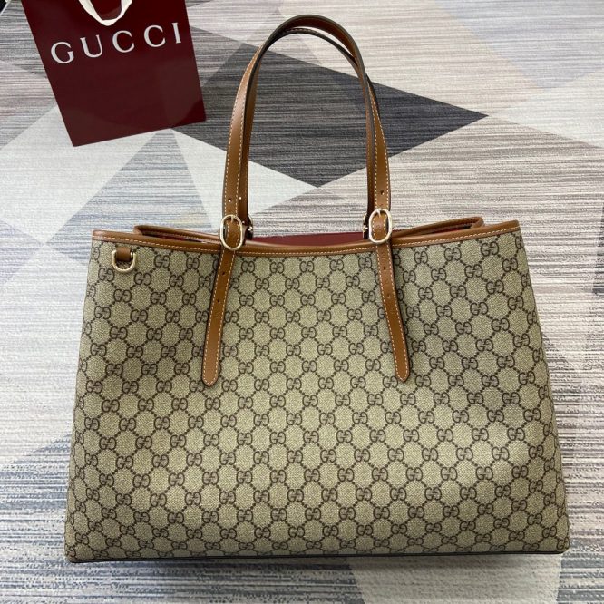 GUCCI- SUPREME -CANVAS -TOTE BAG