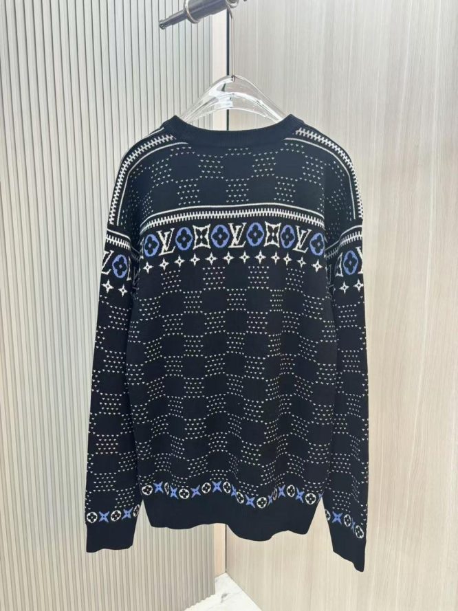 LOUIS VUITTON-Jacquard Wool Pullover