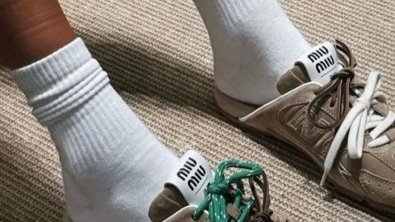 New Balance 530 SL Mule - Miu Miu Ecru