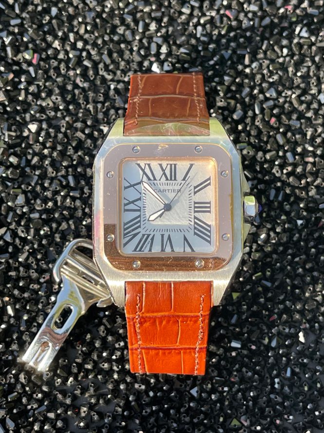 CARTIER -STAINLESS STEEL-SWISS MOVEMENT