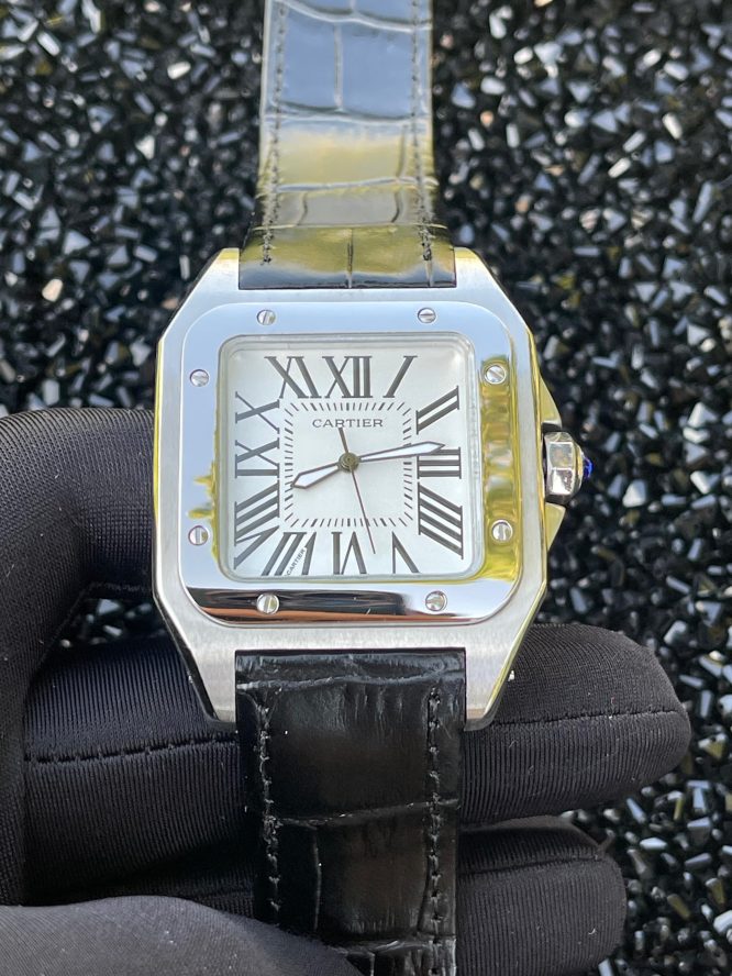 CARTIER -STAINLESS STEEL-SWISS MOVEMENT