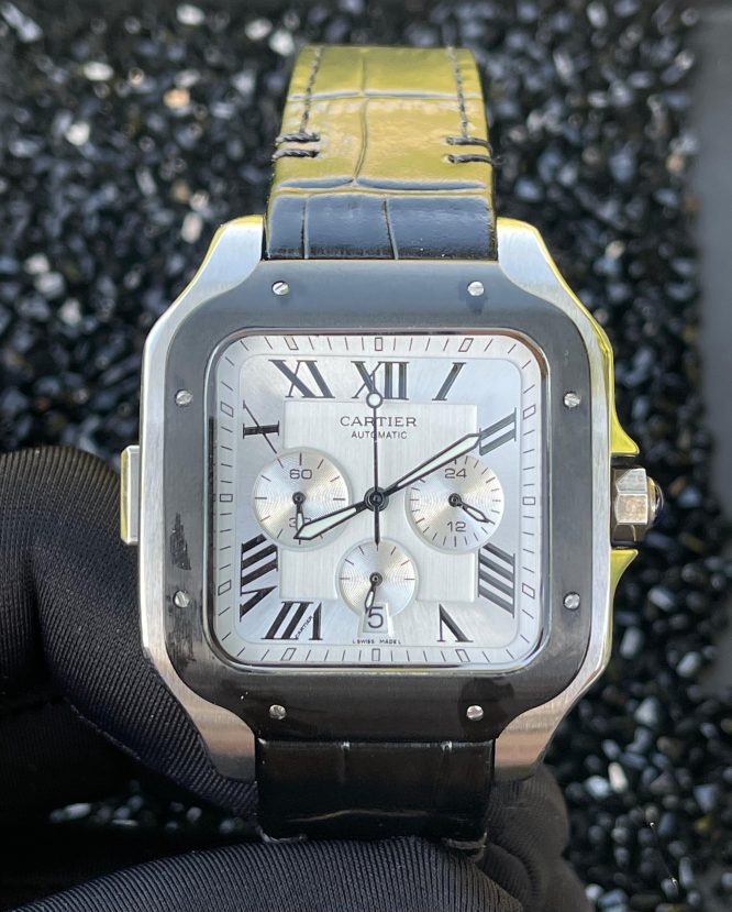 CARTIER -STAINLESS STEEL-SWISS MOVEMENT