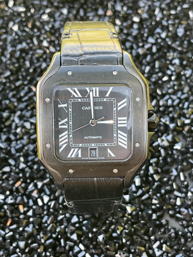 CARTIER -STAINLESS STEEL-SWISS MOVEMENT