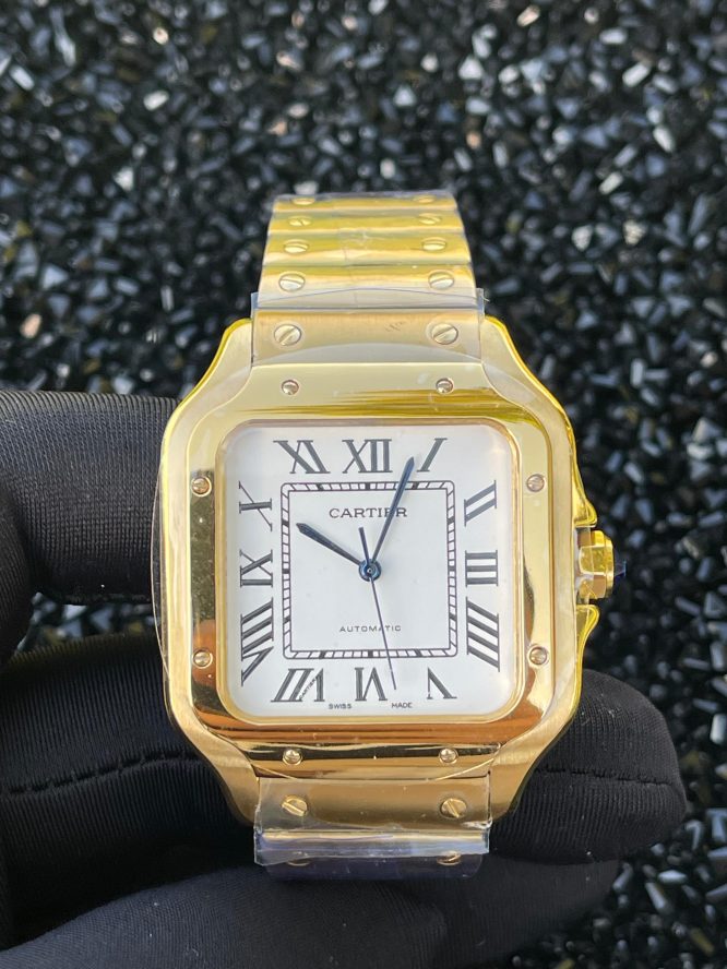 CARTIER -STAINLESS STEEL-SWISS MOVEMENT