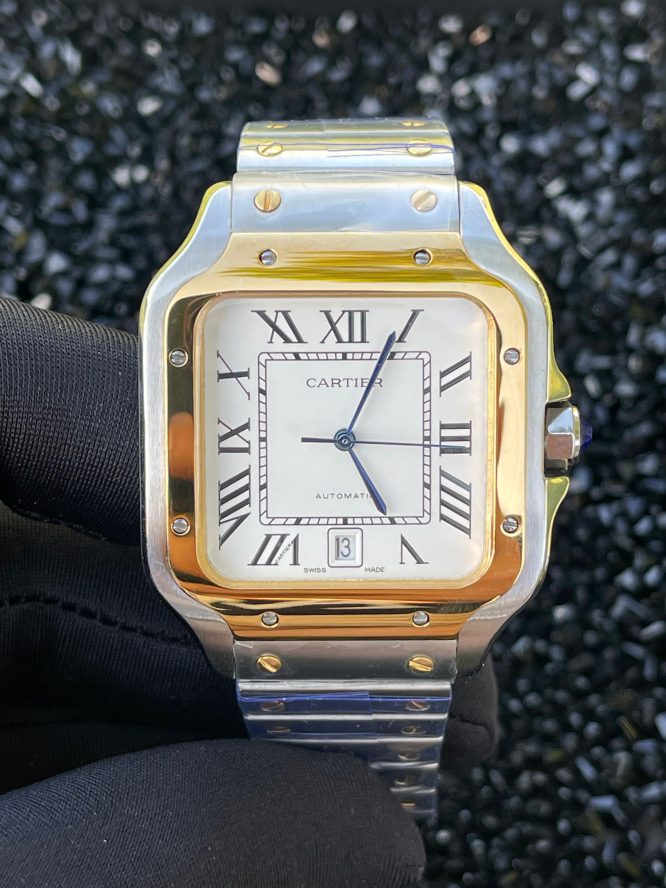 CARTIER -STAINLESS STEEL-SWISS MOVEMENT