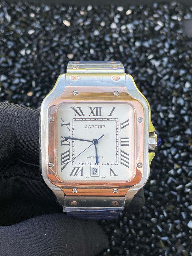 CARTIER -STAINLESS STEEL-SWISS MOVEMENT