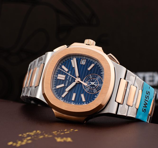 Patek Philippe-CHRONOGRAPH MECHANICAL /NAUTILUS 5980-1R-001- SCRATCH