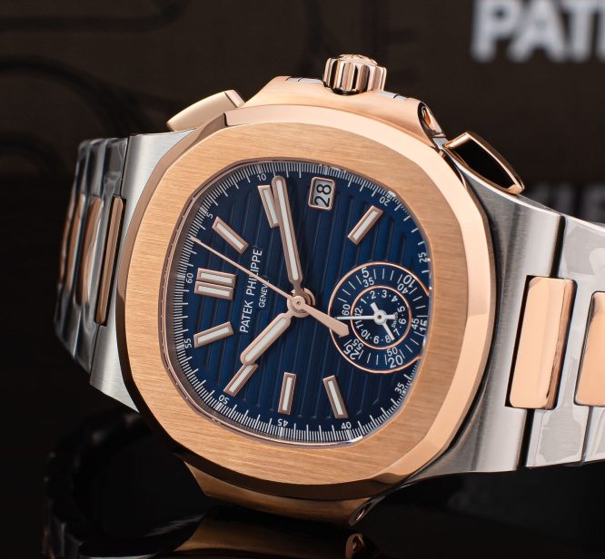 Patek Philippe-CHRONOGRAPH MECHANICAL /NAUTILUS 5980-1R-001- SCRATCH