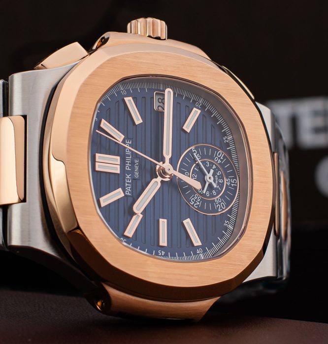 Patek Philippe-CHRONOGRAPH MECHANICAL /NAUTILUS 5980-1R-001- SCRATCH