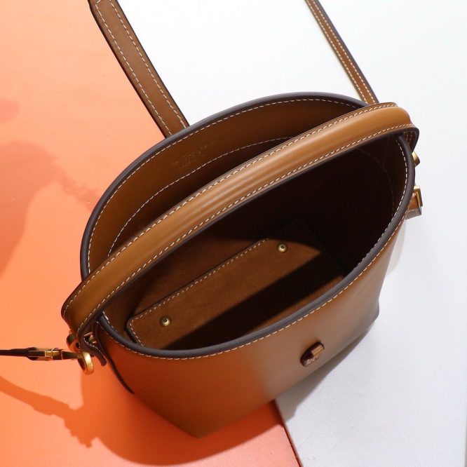 SAINT LAURENT Le 37 Small leather bucket bag