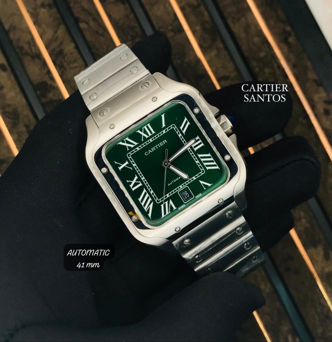 CARTIER -SANTOS AUTOMATIC  MACHINE- A QAUALITY