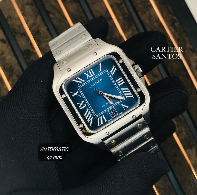 CARTIER -SANTOS AUTOMATIC  MACHINE- A QAUALITY