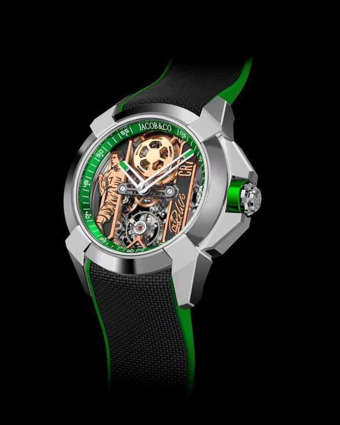 JACOB & CO CR7 LIMITED EDITION-TOURBILLON MECHANICAL -SCRATCH PROOF SAPPHIRECRYSTAL-