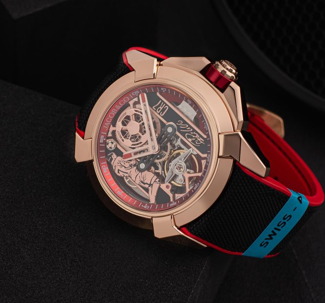 JACOB & CO CR7 LIMITED EDITION-TOURBILLON MECHANICAL -SCRATCH PROOF SAPPHIRECRYSTAL-