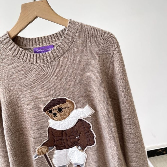 RALPH LAUREN-PEAR CASHMERE- SWEATER -LADIES