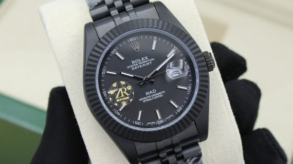 ROLEX FULL BLACK-AUTOMAITC- GOOD QAULITY-MACHINE AA QUALITY