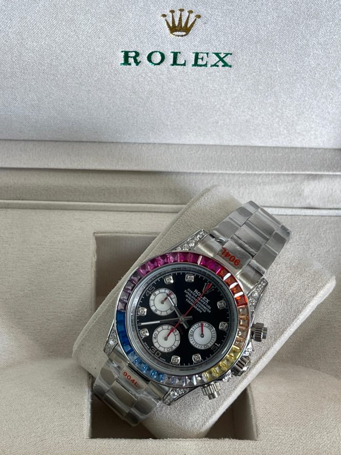 ROLEX DAYTONA RAINBOW-	COSMOGRAPH DAYTONA