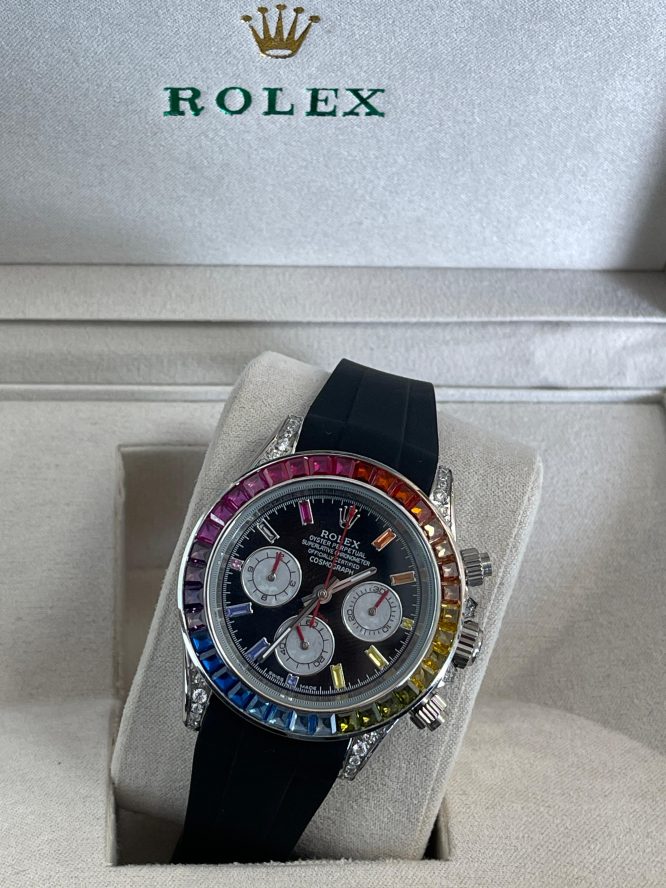 ROLEX DAYTONA RAINBOW-	COSMOGRAPH DAYTONA