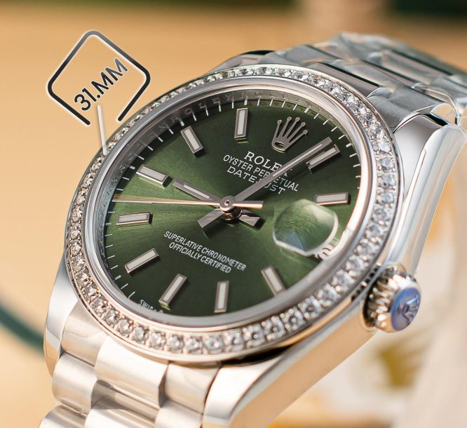 ROLEX -DATE-JUST DIAMOUND -31 MM