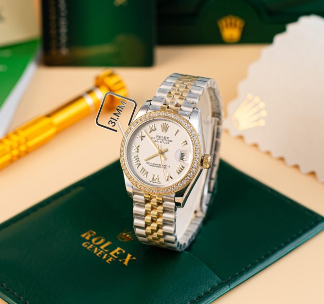 ROLEX -DATE-JUST DIAMOUND -31 MM