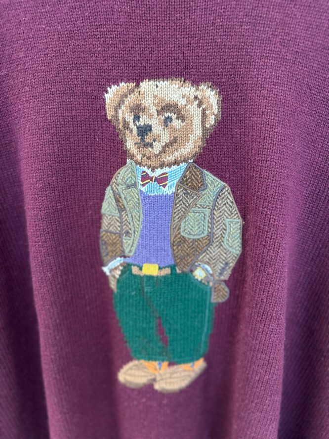 RALPH LAUREN- Bear Wool-Cashmere Jumper