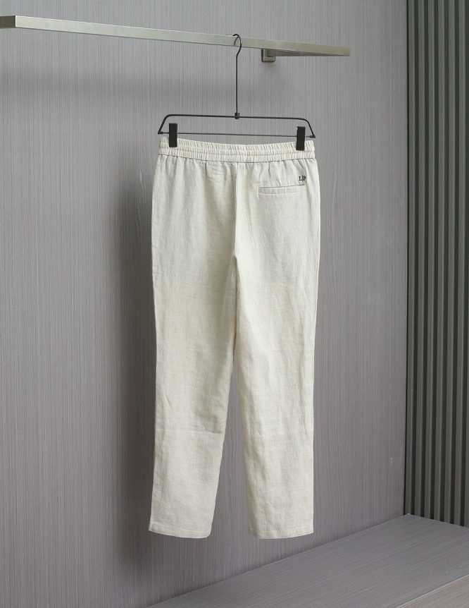 LORO PIANA-SUMMER SIMPLE STRAIGHT TUBE PANTS LONG