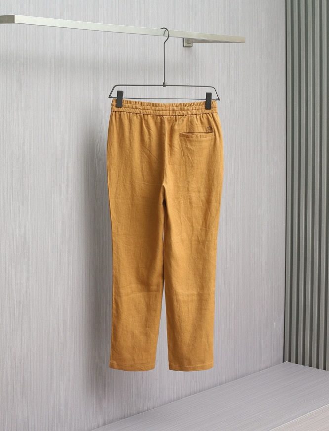 LORO PIANA-SUMMER SIMPLE STRAIGHT TUBE PANTS LONG