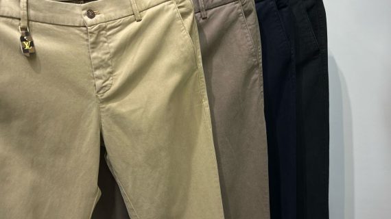 LOUIS VUITTON-SLIM FIT MEN'S CHINO TROUSERS