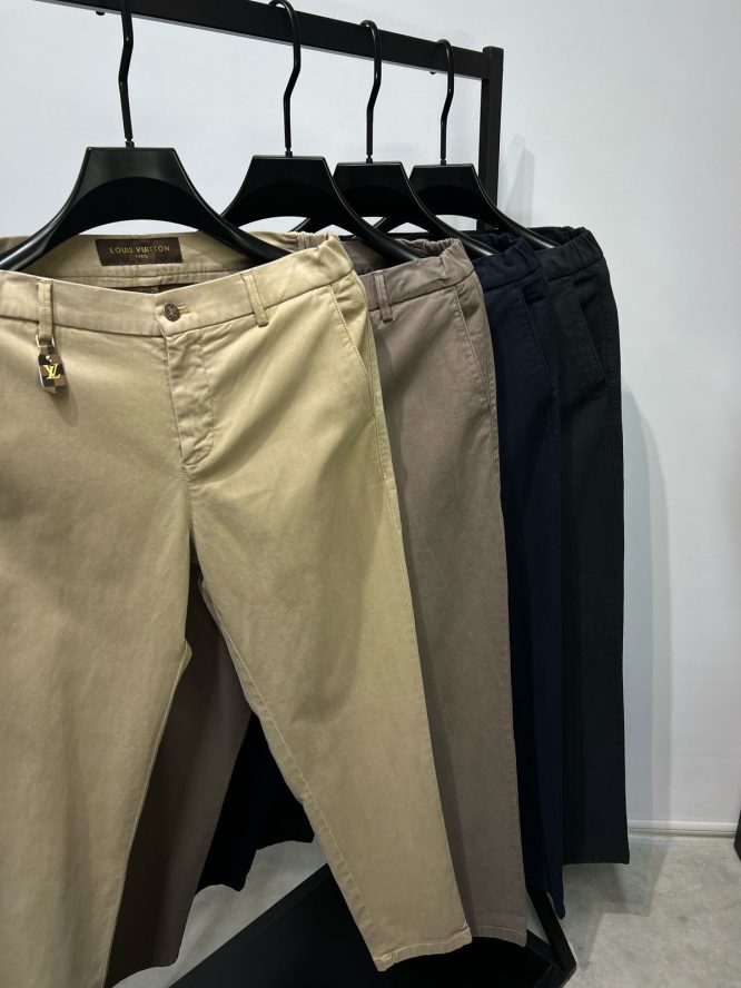 LOUIS VUITTON-SLIM FIT MEN'S CHINO TROUSERS