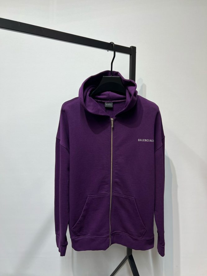 BALENCIAGA-  BACK LOGO OVERSIZED -HOODIE