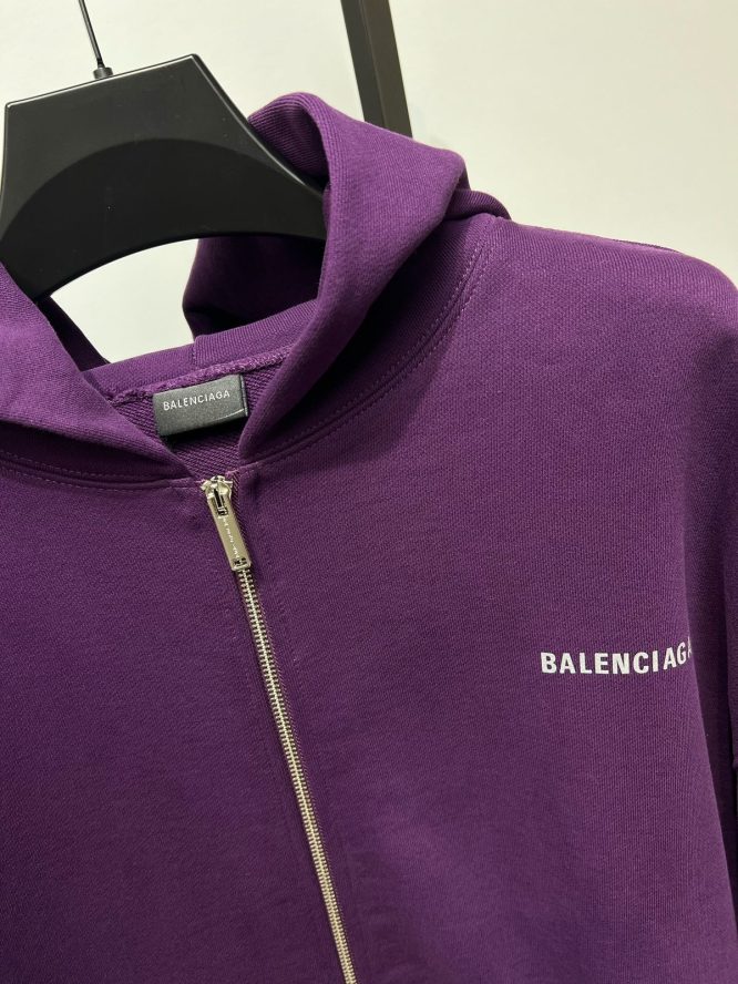 BALENCIAGA-  BACK LOGO OVERSIZED -HOODIE