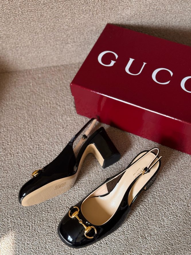 GUCCI- WOMEN'S HORSEBIT -SLINGBACK