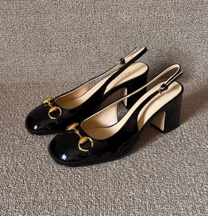 GUCCI- WOMEN'S HORSEBIT -SLINGBACK