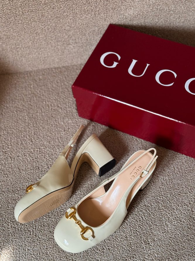 GUCCI- WOMEN'S HORSEBIT -SLINGBACK