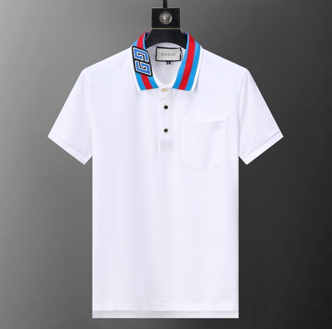 GUCCI-EMBROIDERED STRETCH-COTTON PIQUÉ POLO SHIRT