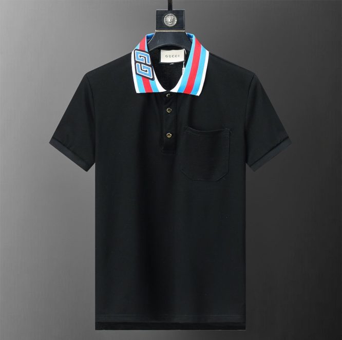 GUCCI-EMBROIDERED STRETCH-COTTON PIQUÉ POLO SHIRT