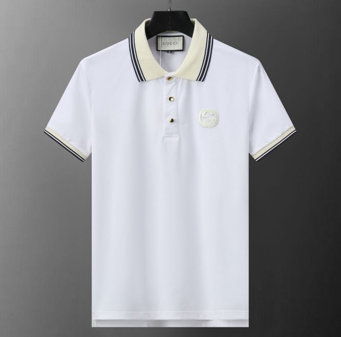 GUCCI-EMBROIDERED STRETCH-COTTON PIQUÉ POLO SHIRT