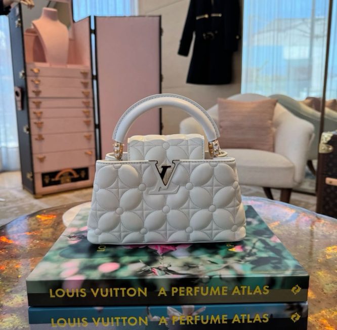 LOUIS VUITTON- WOMEN - HANDBAGS CAPUCINES EAST-WEST MM