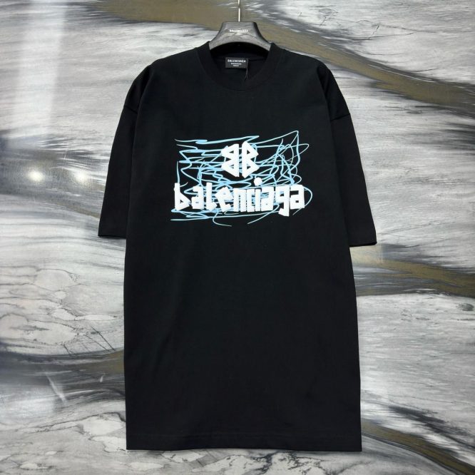 BALENCIAGA- LOGO PRINT LNY COTTON-T-SHIRT