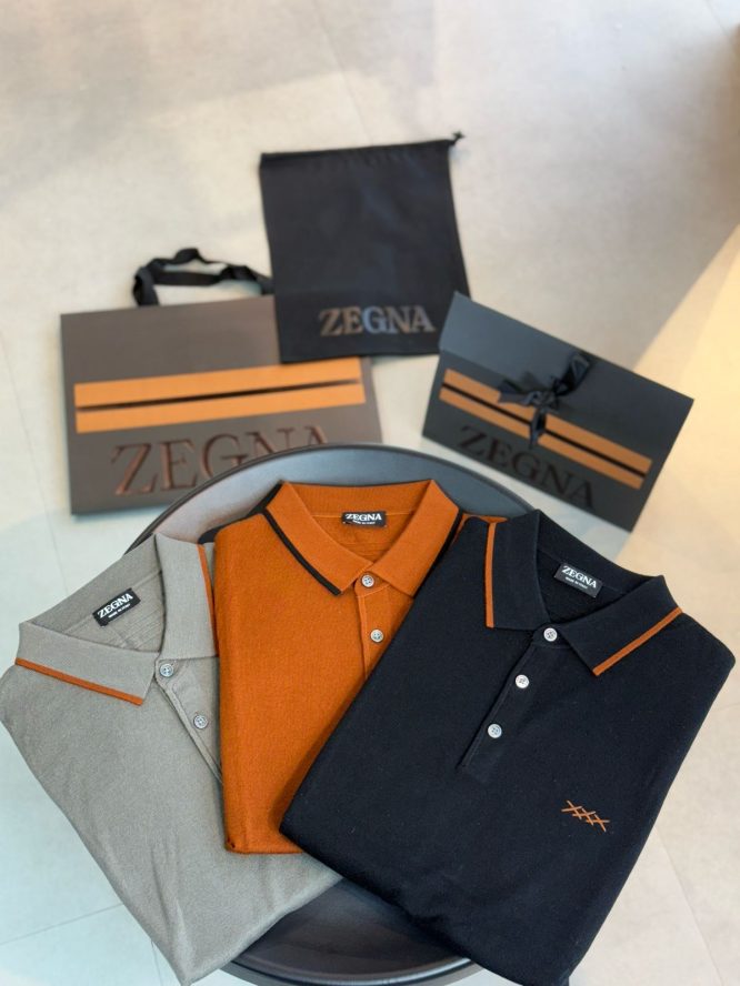 ZEGNA-ERMENEGILDO-MEN'S- POLO- SHIRT