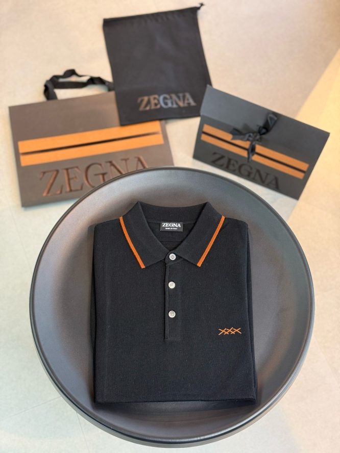 ZEGNA-ERMENEGILDO-MEN'S- POLO- SHIRT